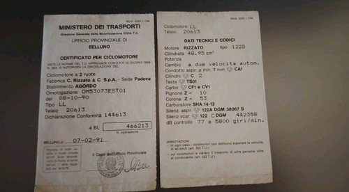 Libretto collezione moto - collezione,