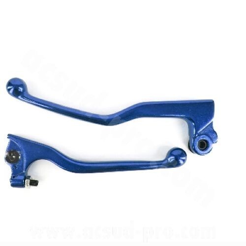Coppia leve freno frizione blu - leve,